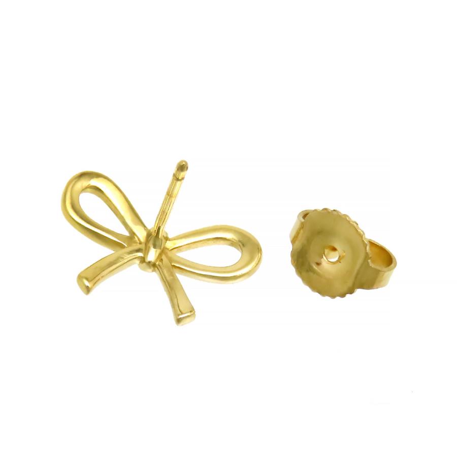 TIFFANY&Co.（ティファニー） ボウ ピアス 片耳 AU750 (K18YG 