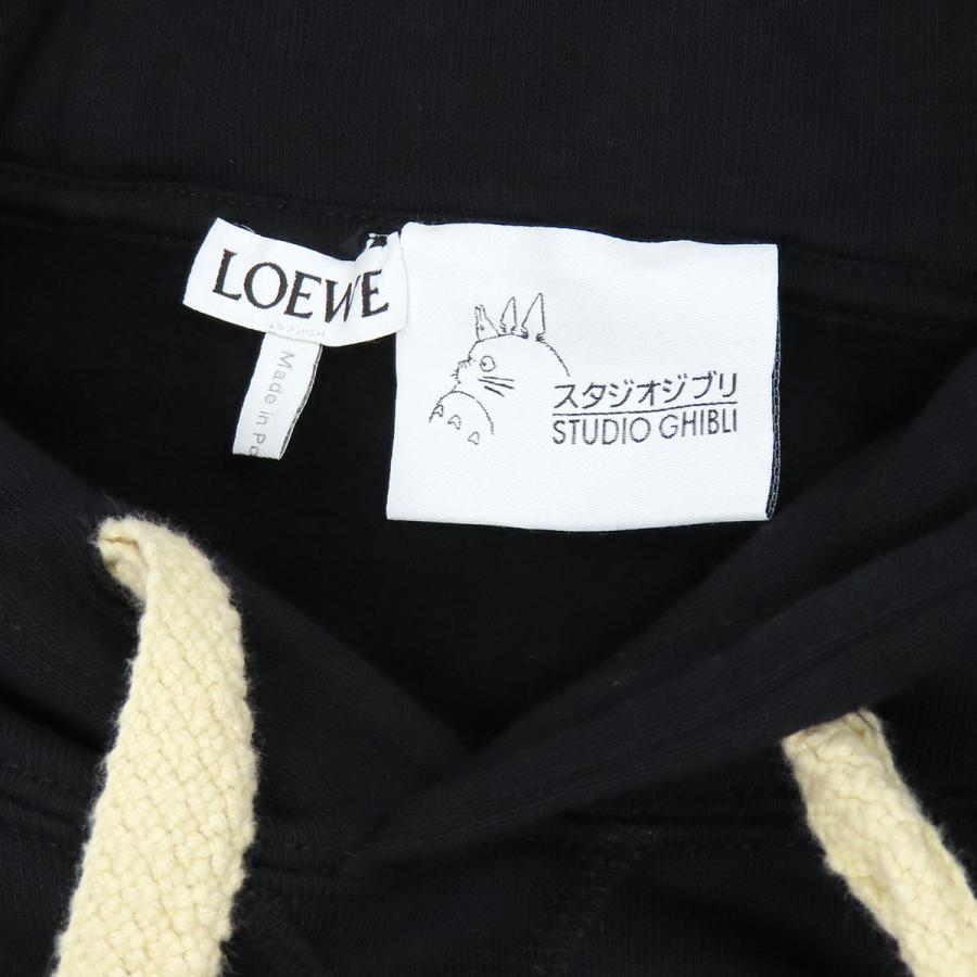 ロエベ スタジオジブリ コラボ アナグラム パーカー S928Y25J02 メンズ ブラック LOEWE 【中古】 【アパレル・小物】 LOEWE（ロエベ） スタジオジブリ コラボ アナグラム パーカー