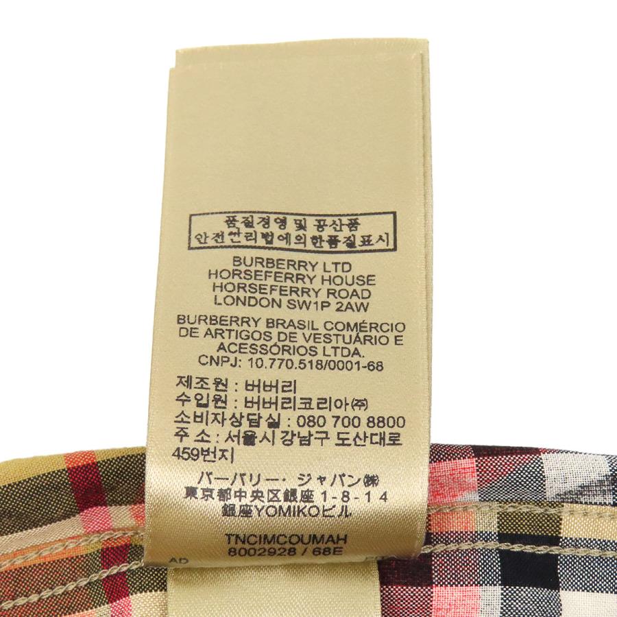 BURBERRY（バーバリー） グラフィティ ノバチェック シャツ 8002928