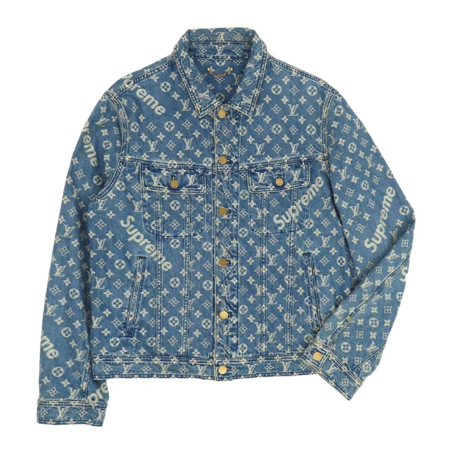 超美品】LOUIS VUITTON モノグラム クレイジーデニムジャケット LOUIS 