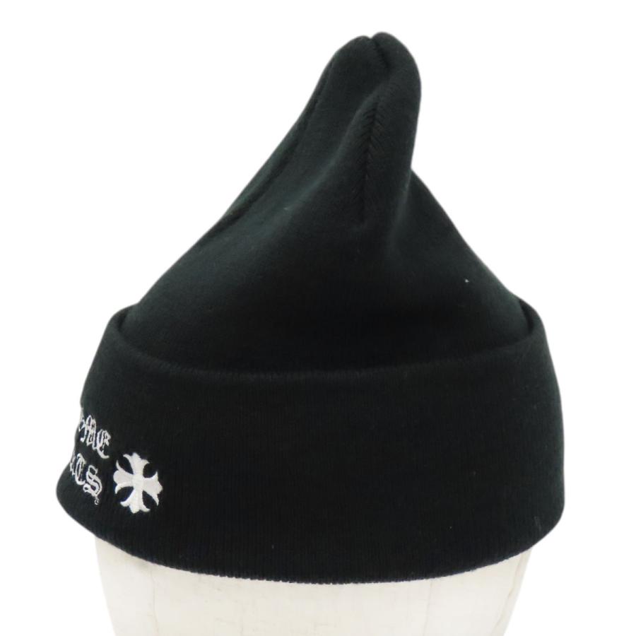 SI　CHROME HEARTS CHプラス刺繍ビーニー ニット帽 クロムハーツ CHプラス ロゴ エンブロイダリー ニットキャップ ユニ