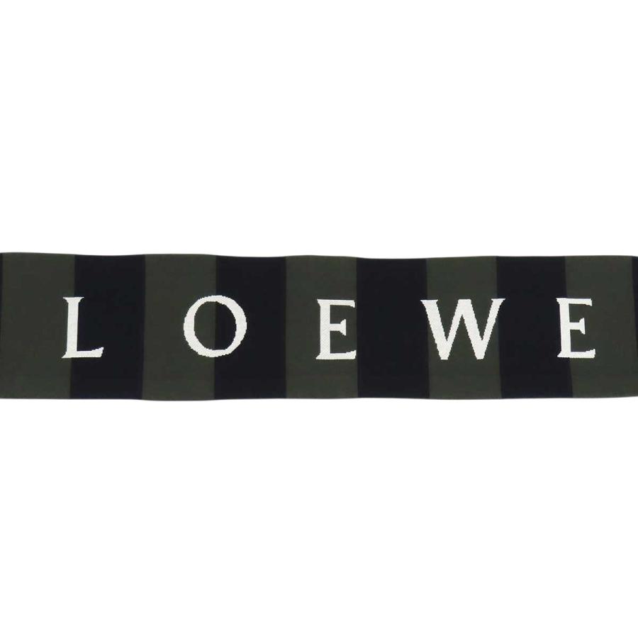 LOEWE（ロエベ） アナグラム ストライプ マフラー ユニセックス