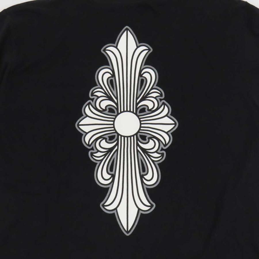 クロムハーツ フローラルクロス バック プリント Tシャツ メンズ
