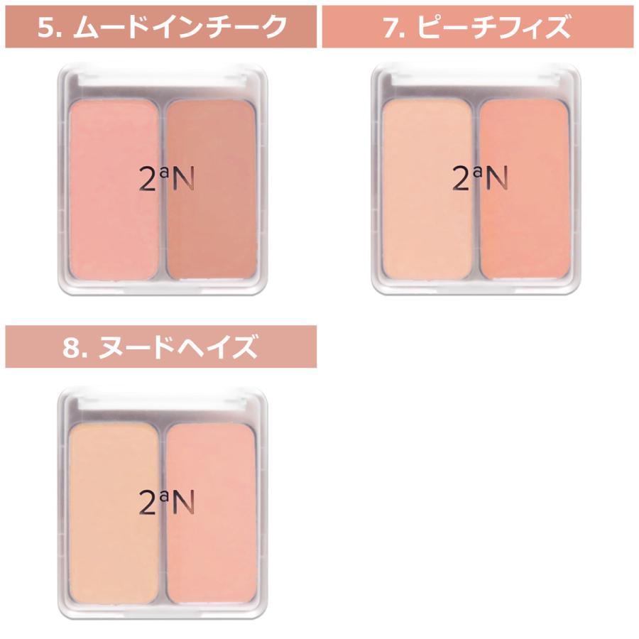 2aN（トゥーエーエヌ） デュアルチーク Dual Cheek 4.5g/4.5g 2aN