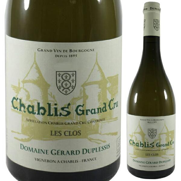 シャブリ グラン クリュ レ クロ 2022 ジェラール デュプレシ 750ml