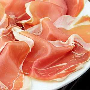 518円 訳あり 24ヶ月熟成 生ハム スライス100gガローニ冷凍食品 冷凍食品のみ同梱可