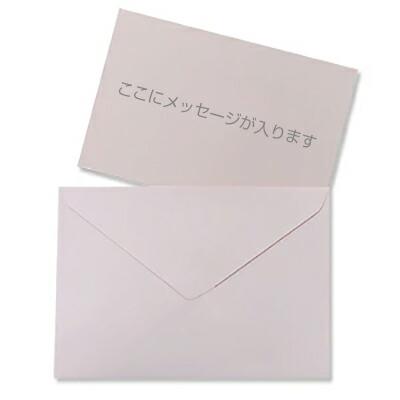 メッセージカードと封筒 封筒入り メッセージカード ピンク[送料無料対象外商品] : トスカニー