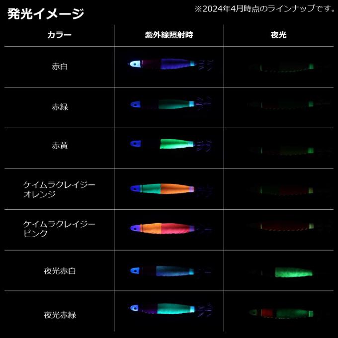 ダイワ エメラルダスイカメタルスッテ TG15号 ケイムラクレイジーオレンジ｜tusurigu-amu｜07