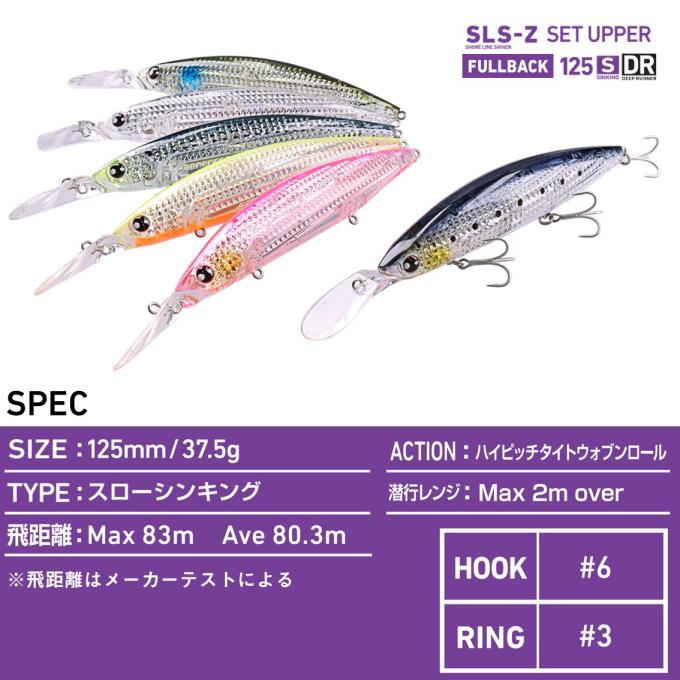 ダイワ ショアラインシャイナーZ セットアッパー フルバック 125S-DR