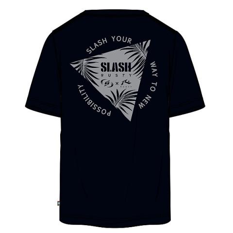 【会場限定】Slash Japan Tour Tシャツ XL SLASH（スラッシュ） RUSTYコラボTシャツ タイプB SL-269 ネイビー M