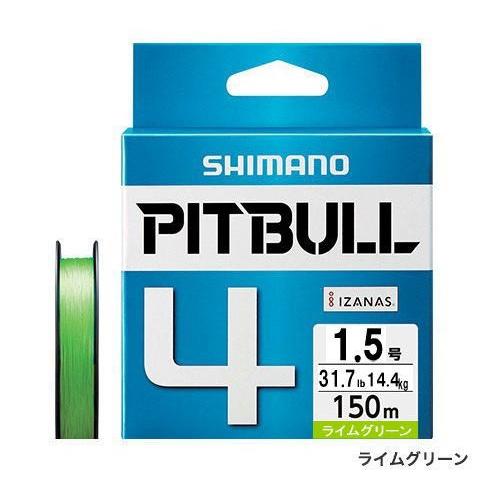 シマノ（SHIMANO） ピットブル 4 PL-M54R 150M ライムグリーン 1.5号