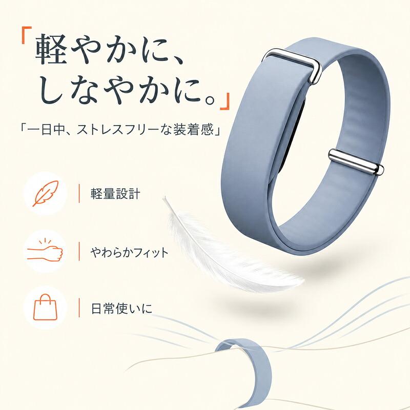 Fitbit Air 対応 バンド シリコン ループ 交換用バンド ベルト シリコンバンド 替えバンド スマートウォッチ スマートウォッチバンド 軽量 やわらかい 肌にやさ |  | 03