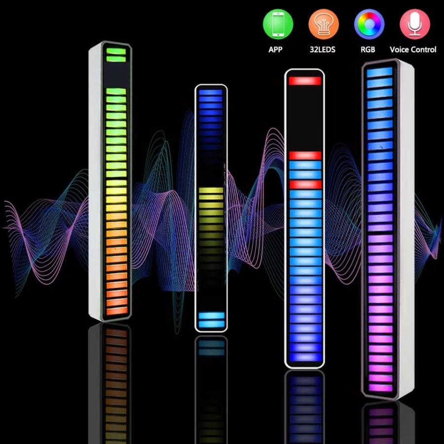 LEDライト 光る RGBオーディオスペクトル インジケーター バーライト サウンドリアクティブライト USB電源 イコライザー サウンド グラフィック |  | 11