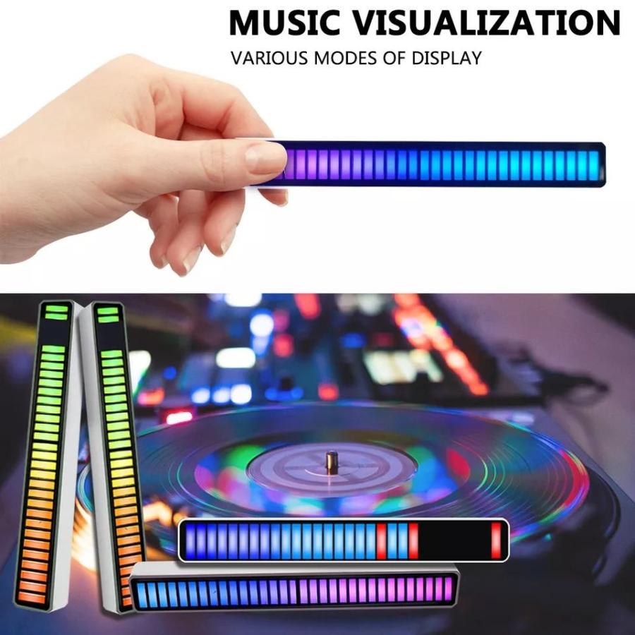 LEDライト 光る RGBオーディオスペクトル インジケーター バーライト サウンドリアクティブライト USB電源 イコライザー サウンド グラフィック |  | 13