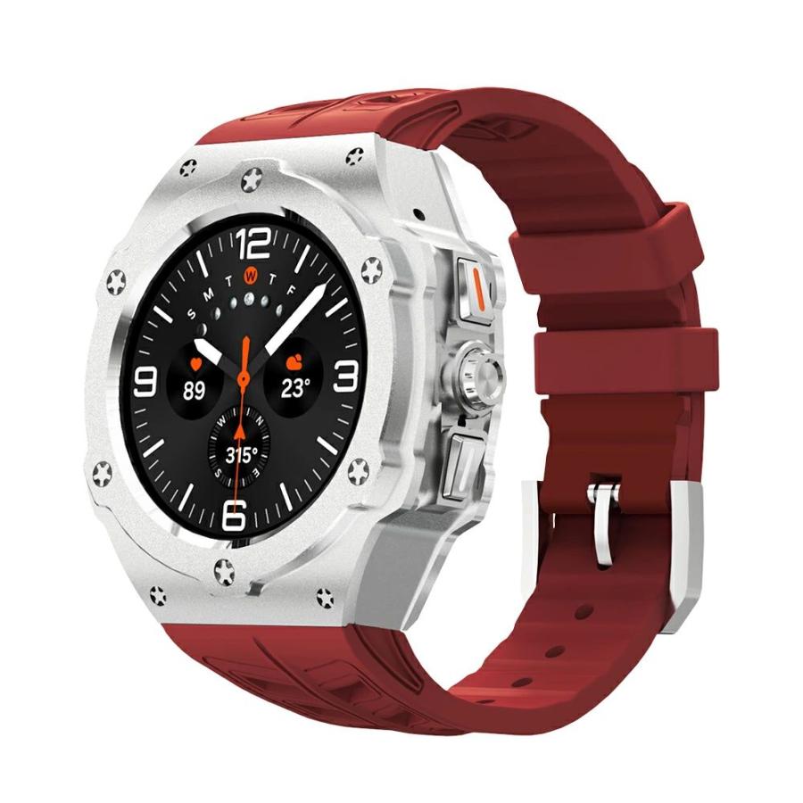 送料無料 galaxy watch Ultra 7 47mm バンド ステンレス 一体型 交換用 バンドカバーバンド プレゼント レザー メンズ galaxy watch 7 Ultra 47mm ステンレス_10