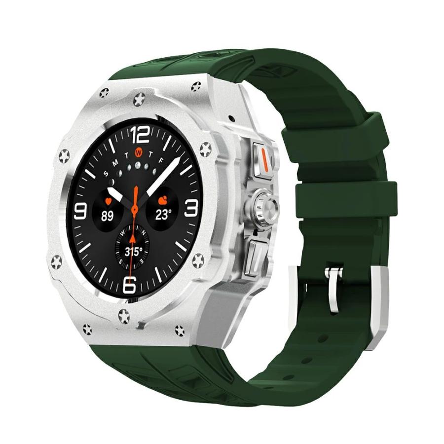 送料無料 galaxy watch Ultra 7 47mm バンド ステンレス 一体型 交換用 バンドカバーバンド プレゼント レザー メンズ galaxy watch 7 Ultra 47mm ステンレス_13