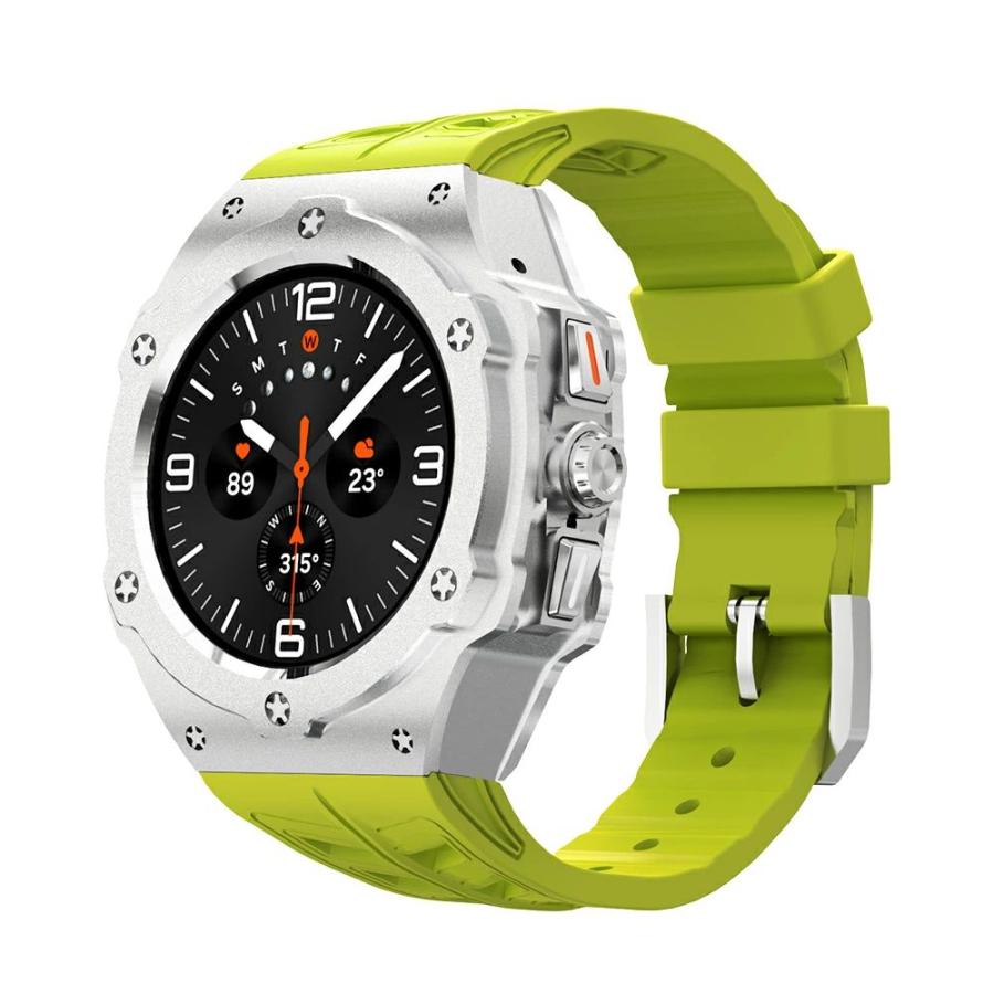 送料無料 galaxy watch Ultra 7 47mm バンド ステンレス 一体型 交換用 バンドカバーバンド プレゼント レザー メンズ galaxy watch 7 Ultra 47mm ステンレス_14
