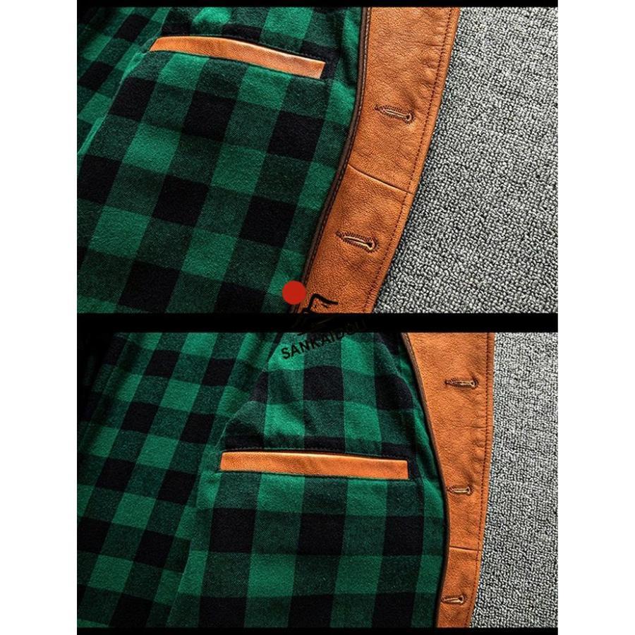M~5XL 高級感 本革ジャケット メンズ 羊革 レザージャケット ラムレザー フライトジャケット 本革 革ジャン ヴィンテージ加工 バイクジャケット 男性 ライダースの画像