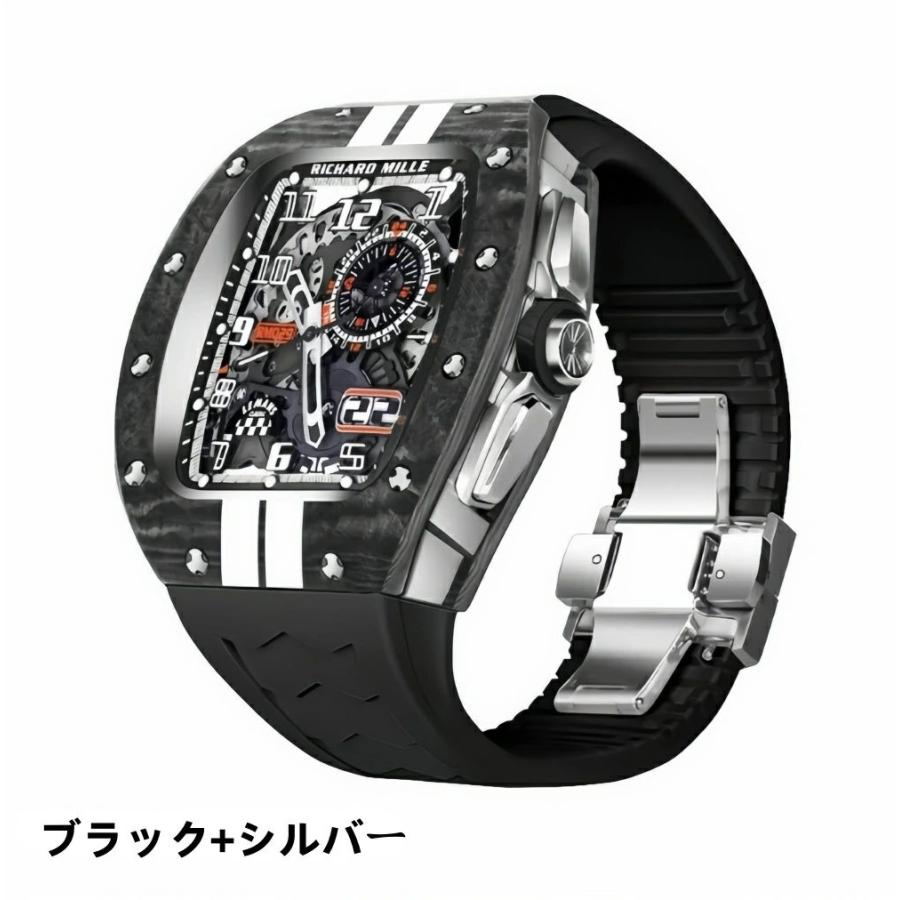 送料無料 apple watch 一体型 バンド   Apple Watch 9 バンド  Apple Watch SE/4/5/6/7/8/SE2 一体型 バンド 交換用バンド apple watch 8 44 mm 45mm カバーバンの画像