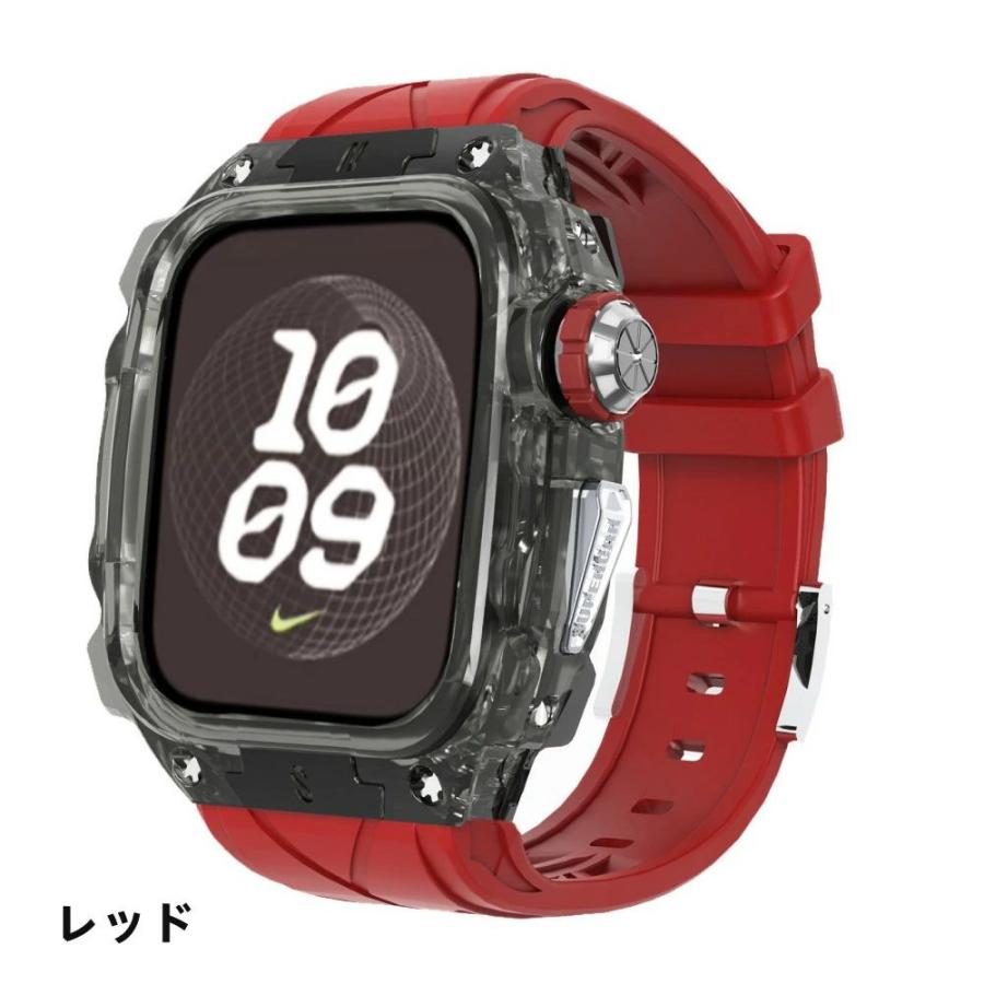 送料無料 Apple Watch s11 一体型 交換用バンド Apple Watch s11 46mm バンド TPUケース Apple Watch 46mm Apple Watch series11 46mm Apple Watch11 バン_6