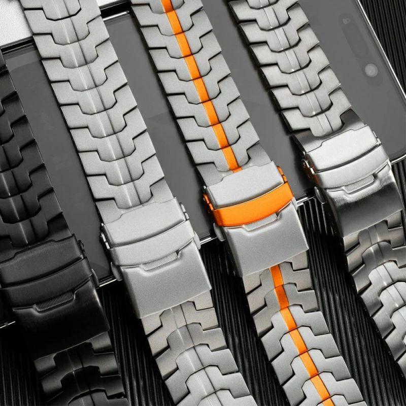 送料無料 Garmin Fenix 8 バンド Garmin Fenix5/5XPlus/Fenix6Xpro バンド チタン合金 ベルト Garmin Fenix 8 バンド Garmin Fenix 7x 交換用バンドGarmin Fen