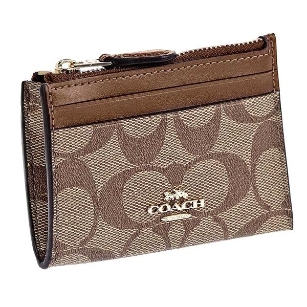 コーチ Coach コインケース 小銭入れ カードケース Ime74 定期入れ コインケース キーリング付き シグネチャー キーリング付き Co 808 Ime74 コーチ カーキ メンズ Co 808 Ime74 ブラウン トゥットブランドショップ レディース Ime74 808 超安い販売中