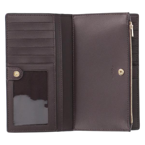 COACH コーチ 長財布 レザー レディース メンズ C8329 IMBLK