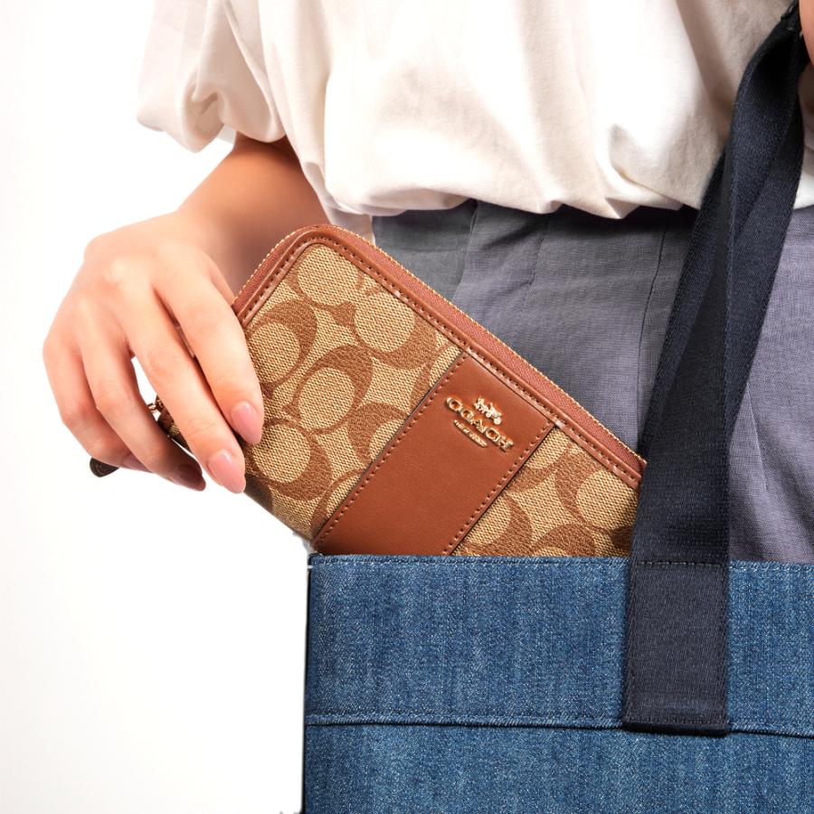 COACH コーチ 長財布 ラウンドファスナー長財布 シグネチャー COACH コーチ 長財布 ラウンドファスナー長財布 シグネチャー