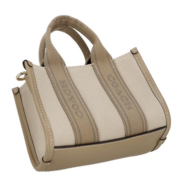 【美品】COACH　2way　キャンバス　ミニトート　トートバッグ　クロスボディ 美品】COACH 2way キャンバス ミニトート トートバッグ クロス