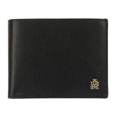【新品・付属品完備】ダンヒル 二つ折り財布 ベルグレイヴ 札入れ 黒×ボルドー dunhill（ダンヒル） 折り財布 二つ折り財布 メンズ ベルグレイブ