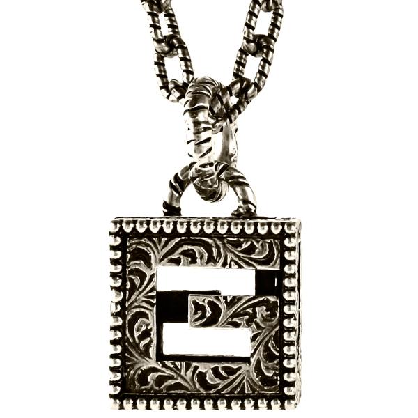 グッチ ネックレス メンズ レディース スクエアG GUCCI 552768 J8400 