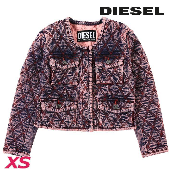 DIESEL ディーゼル キルティングデニムジャケット レディース