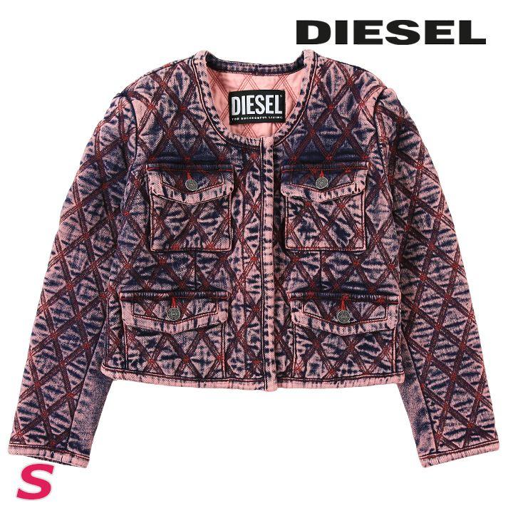DIESEL ディーゼル キルティングデニムジャケット レディース