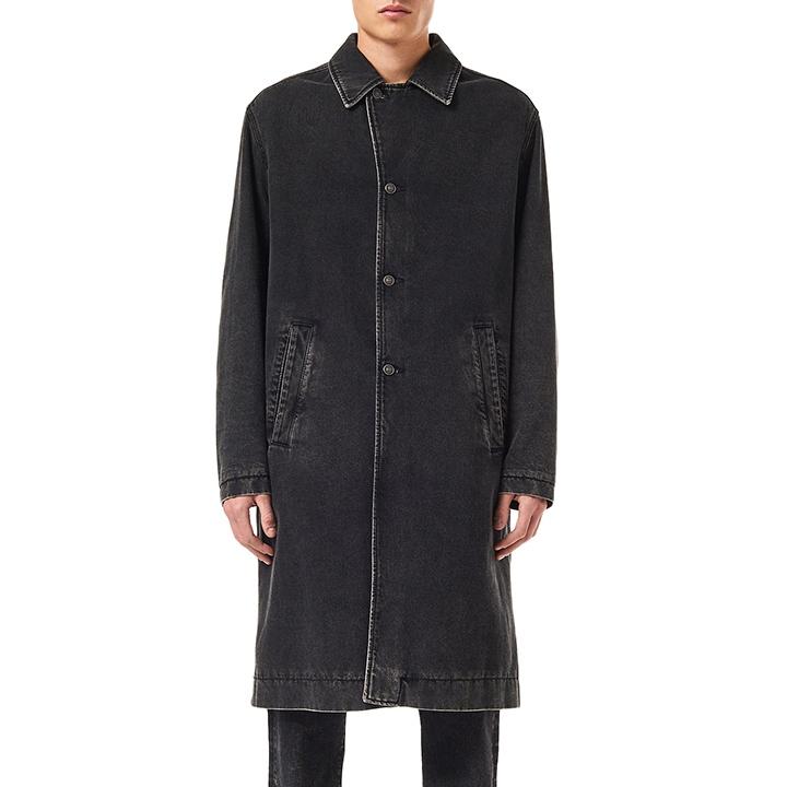 DIESEL ディーゼル デニムロングコート メンズ ヴィンテージウォッシュ