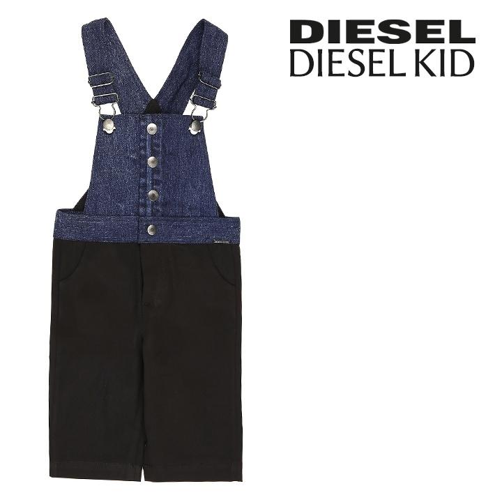 ディーゼルキッズ Diesel Kid オーバーオールパンツ ベビー ガール 異素材切替 デニム 薄手パンツ ワイドパンツ 子ども服 ベビー服 女の子 Passib Dib L P A8 409 買っciao トゥット トゥット 通販 Yahoo ショッピング