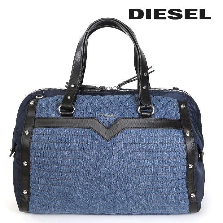 ディーゼル Diesel ボストンバッグ 鞄 レディース デニム地 2way スタッズ装飾 ショルダーバッグ Elettah Die L A A6 603 買っciao トゥット トゥット 通販 Yahoo ショッピング