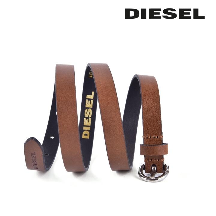 DIESEL（ディーゼル） レザーベルト レディース 牛革 本革 シンプル