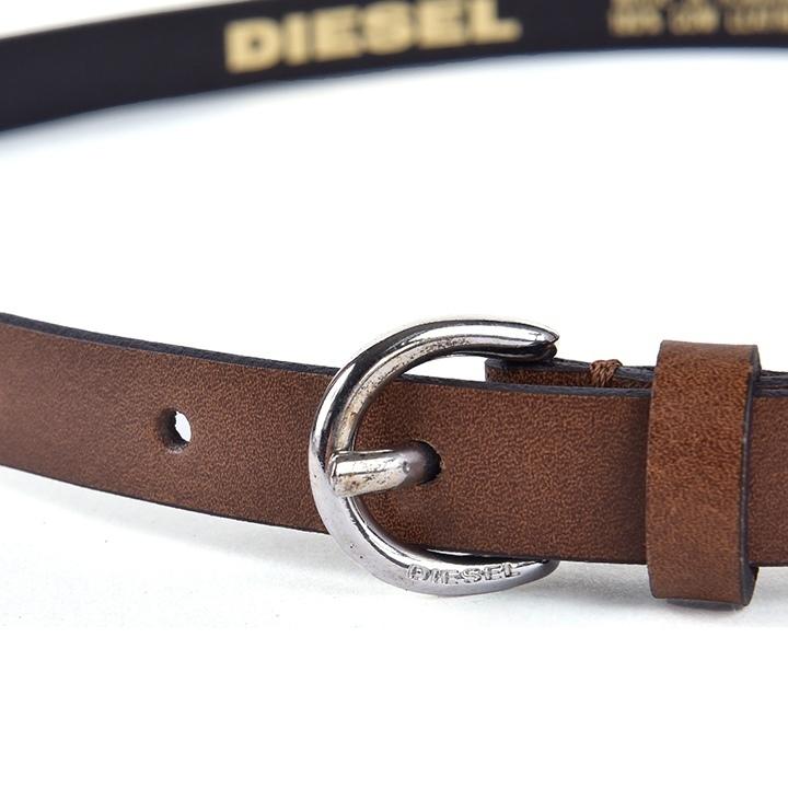 DIESEL（ディーゼル） レザーベルト レディース 牛革 本革 シンプル
