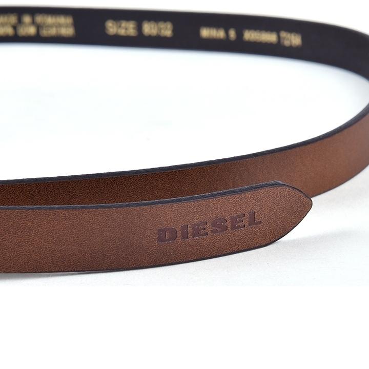 DIESEL（ディーゼル） レザーベルト レディース 牛革 本革 シンプル