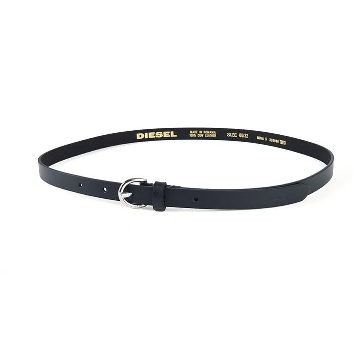 DIESEL（ディーゼル） レザーベルト レディース 牛革 本革 シンプル