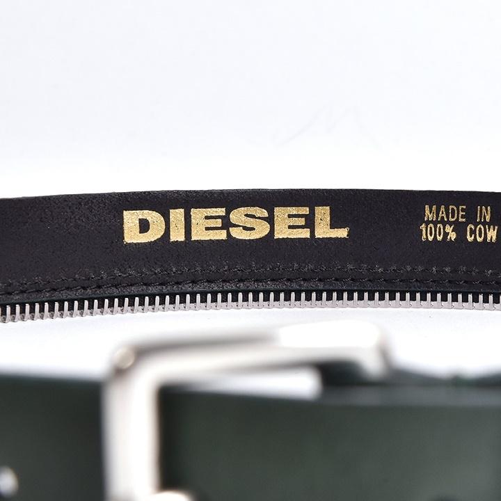 DIESEL ディーゼル レザーベルト レディース ジッパーデザイン DIESEL ディーゼル レザーベルト レディース ジッパーデザイン
