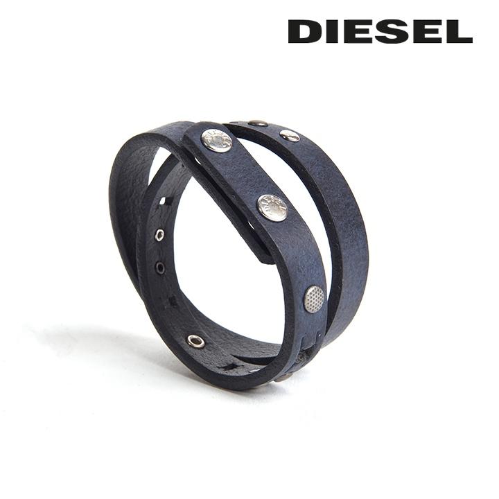diesel レザーブレスレット DIESEL（ディーゼル） レザーブレスレット レディース 牛革 本革 二重