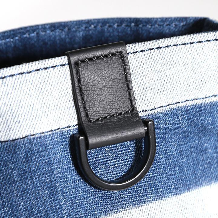 ⭐️新品・未使用✨DIESEL トートバッグ デニムカラー コンポジションカード付 DIESEL ディーゼル トートバッグ 鞄 メンズ レディース 男女兼用