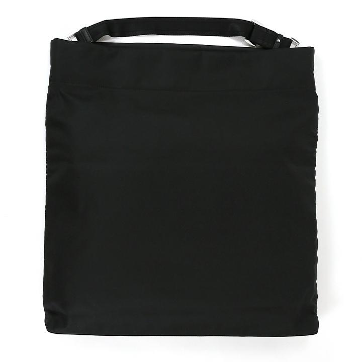 DIESEL 黒トートバッグ ショルダーストラップ クラッチバッグ ZIP-D CROSSBODY X Zip-D-Sling bag in check-jacquard shell