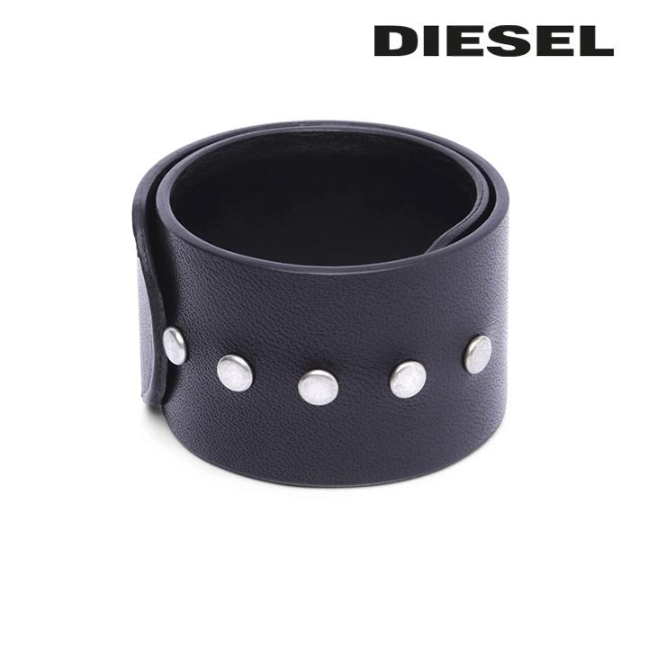 DIESELディーゼルのレザーブレス DIESEL ディーゼル アクセサリー ブレスレット レザー