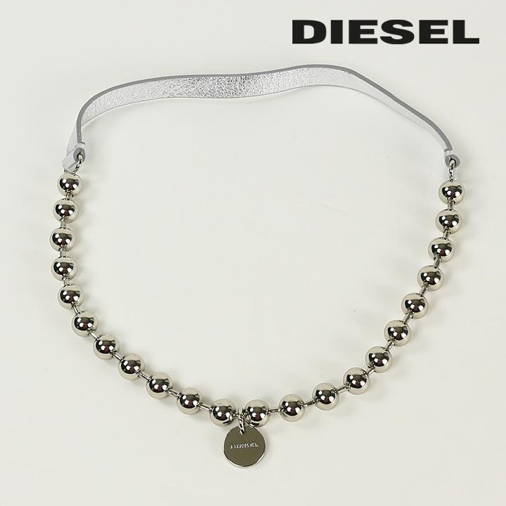DIESEL ディーゼル レザーネックレス レディース 牛革 本革