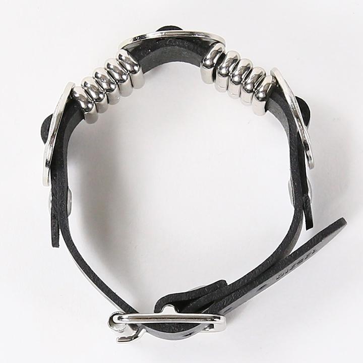DIESEL（ディーゼル） レザーブレスレット レディース 牛革 本革 