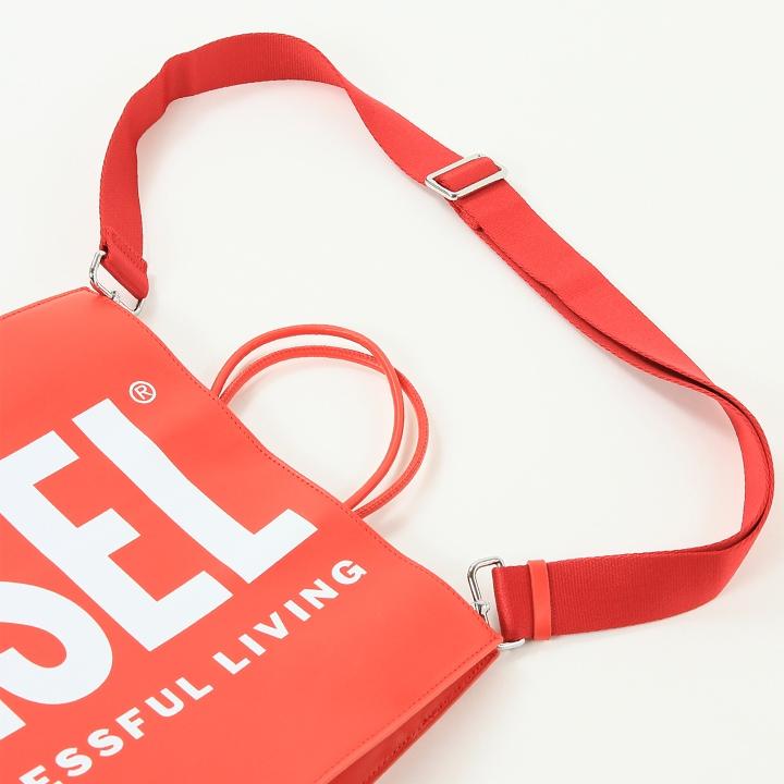 限定　新品　タグ付き ディーゼル DIESELウエストバッグ Dロゴ 赤 ディーゼル DIESEL バッグ メッセンジャー ボディバッグ ワン