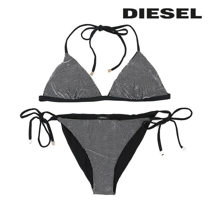 DIESEL（ディーゼル） 三角ビキニ 上下セット 水着 レディース ライン