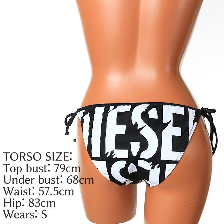 DIESEL ディーゼル ビキニボトム 単品 レディース ロゴプリント